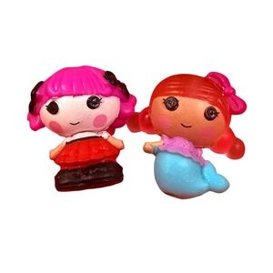 Lalaloopsy Mini Dolls Mermaid &‎ Pink Hair Set Kids Toy Figures